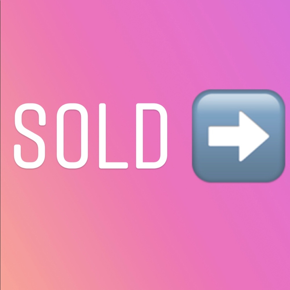Everything beyond this point is sold 🛍